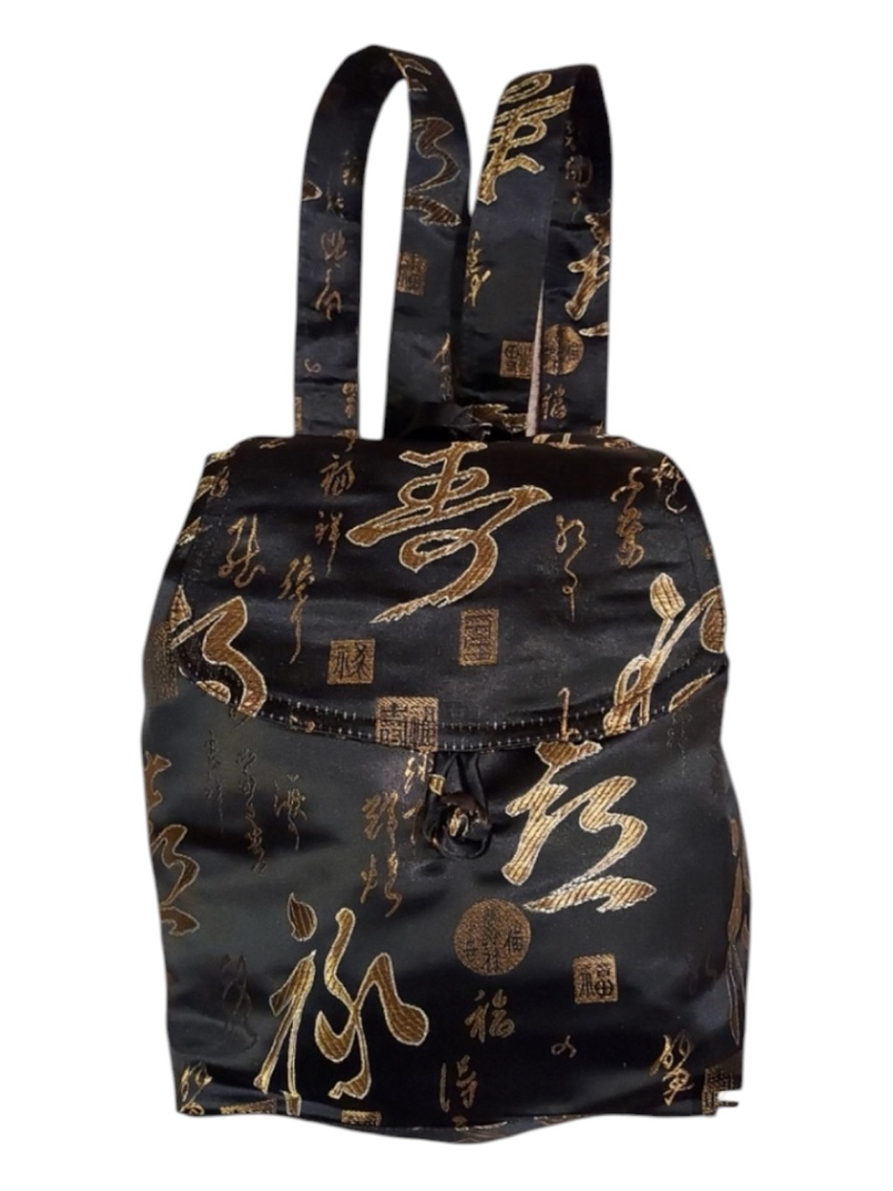 Vintage 90s Retro Goth Whimsigoth Bohemian Jacquard Festival Maximalist Backpack - Picture 3 of 11